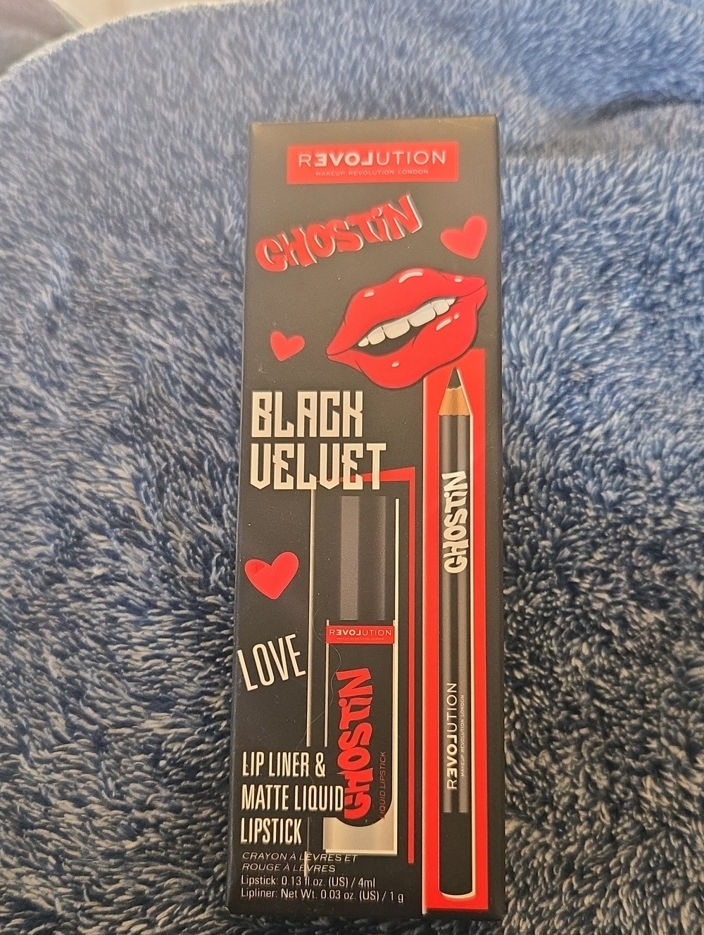 3/$10 Bundle Deals Ghostin Lip Liner & Matte Liquid Lipstick- Black Velvet